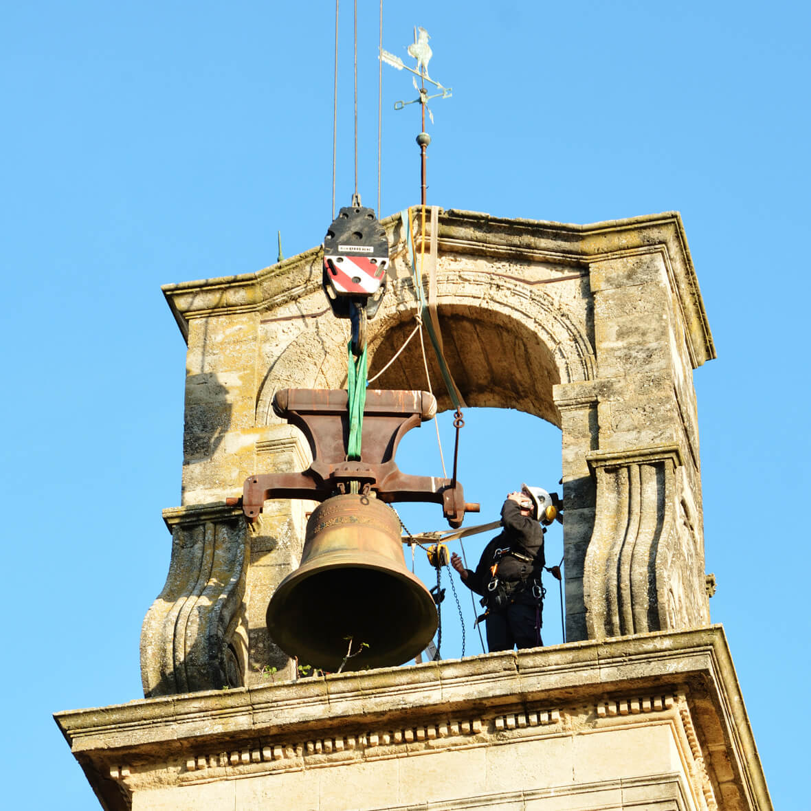 Raising of the Temple Bell, Oct. 10, 2019